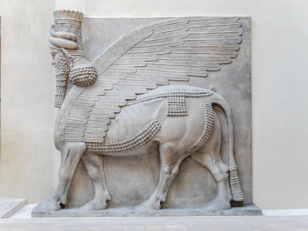 Cour Khorsabad Relief, Assyrie - Musée du Louvre — Photo