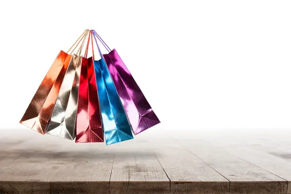 Shopping bag con vendita — Foto Stock