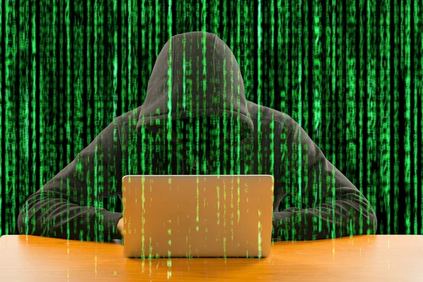 Programador Hackers Buscar Buscar Datos Para Hackear Información Cuenta Usuario — Foto de Stock