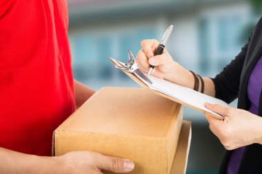 Müşteri kabul paketine teslimat hizmeti