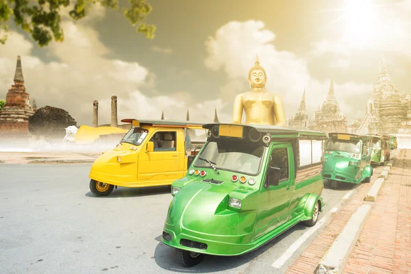 Tuk Tuk Car Tourism Amazing Thailan — Stock Photo, Image