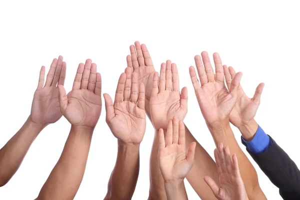 Trabalho em equipe para trabalhar juntos — Fotografia de Stock