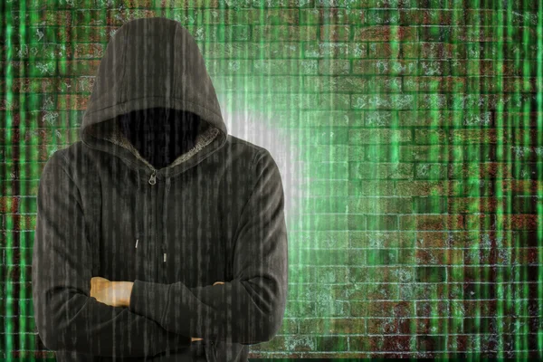 Hacker stehlen Ihre Daten und Ihr System — Stockfoto