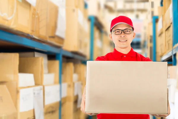 Delivery service to customer — Stock Photo, Image