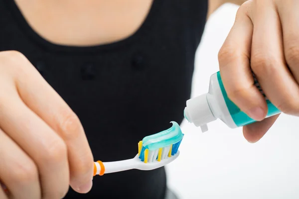 Diş fırçası bakımı — Stok fotoğraf