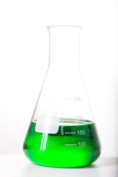 Chemistry flask glassware for test laboratory.