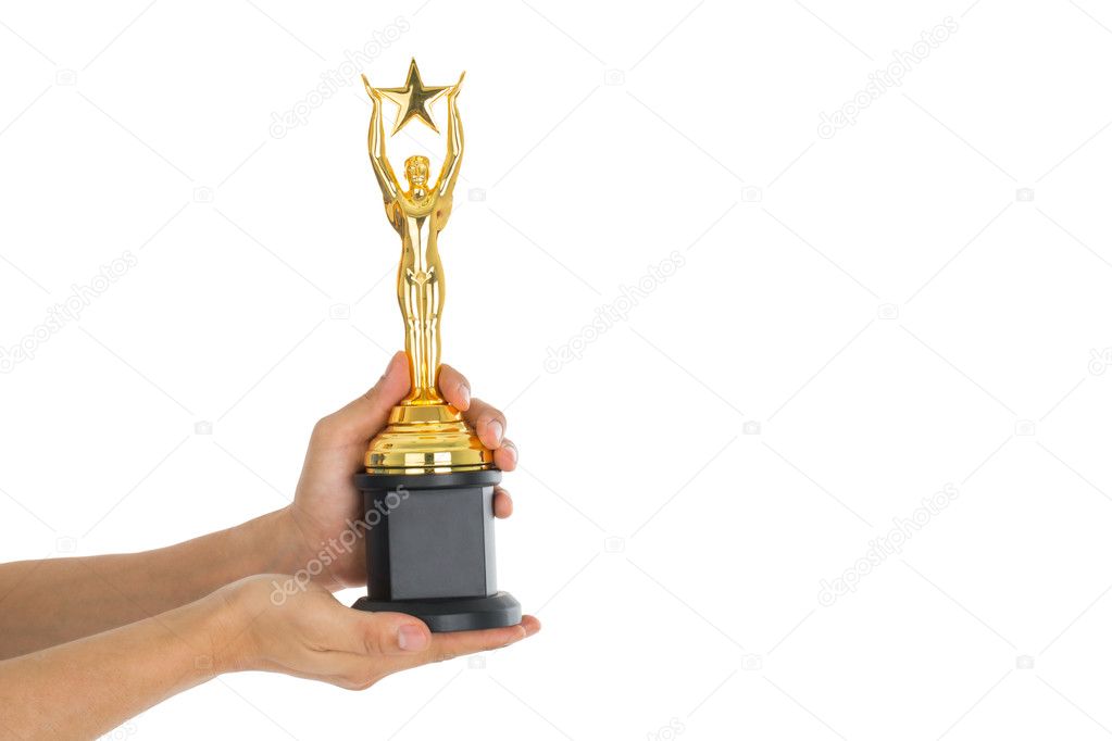 Award Trophy for winner achievement after win competition 