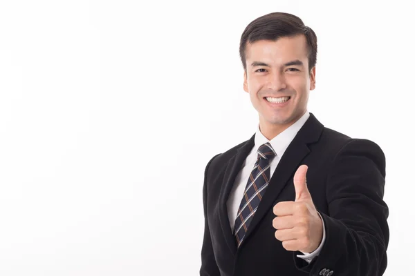 Businessman Thumb Isolated White Background — Stock Photo, Image