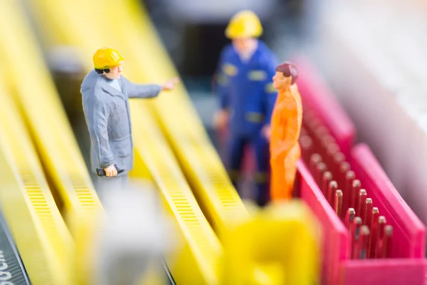 Discussion Group Engineer Team Working Discuss Together — Stock Photo, Image