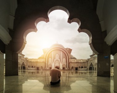 Malezya Müslüman insanlar dua