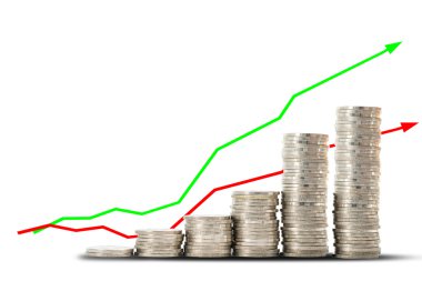 Para grafik büyüyen adım