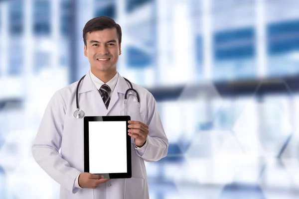 Doctor tablet isolated — Stock Photo, Image