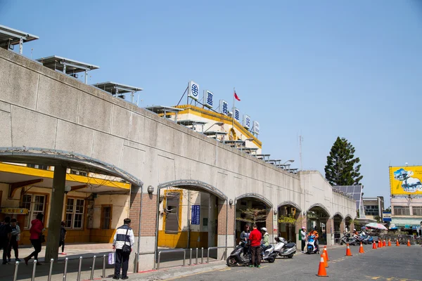 JIA YI, TAIWAN-Mar 3 2015: Jia Yi train station for transport to — стоковое фото