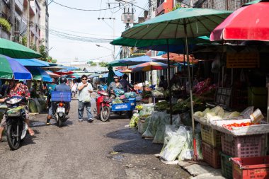 Hatyai, Tayland-Eylül 16, 2016:Fresh Pazar Tayland, Tayland p