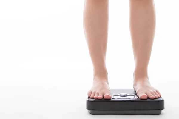 Schaal wieght voor controleren uw lichaam — Stockfoto