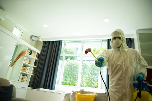 Ppe Personale Medico Spray Corona Virus Malattia Pazienti Infetti Proteggere — Foto Stock