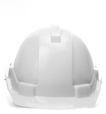 Beyaz arka plan ile izole güvenlik kask