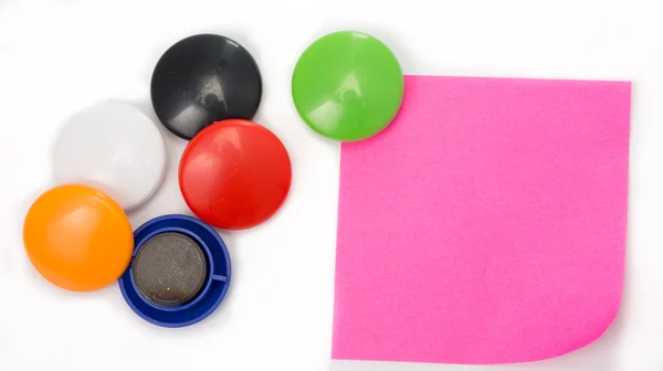 Colorful magnet paper — Stock Photo, Image