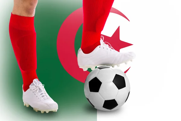 Algeria soccer player — Stock Photo, Image