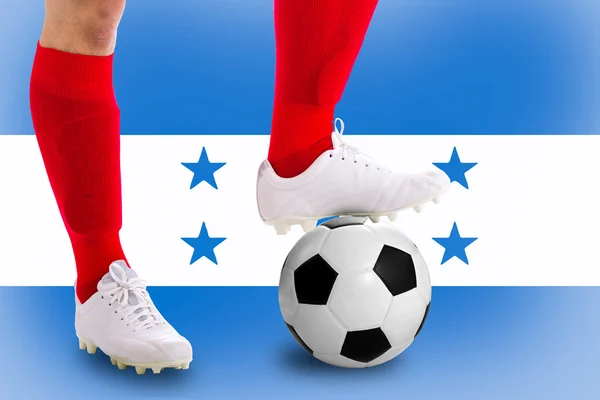 Honduras fotbollspelare — Stockfoto