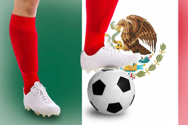 Mexico soccer player — Stock Photo, Image