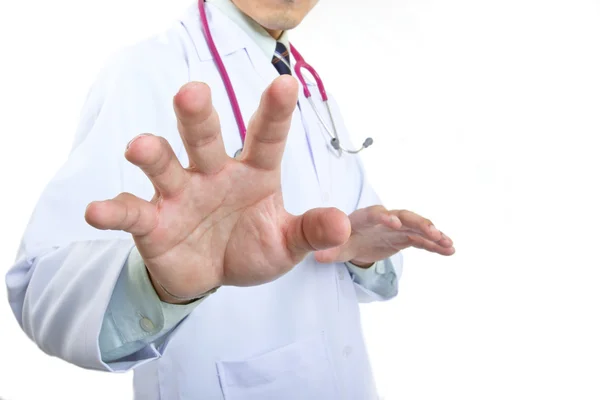 Médico verificando seu conceito saudável — Fotografia de Stock