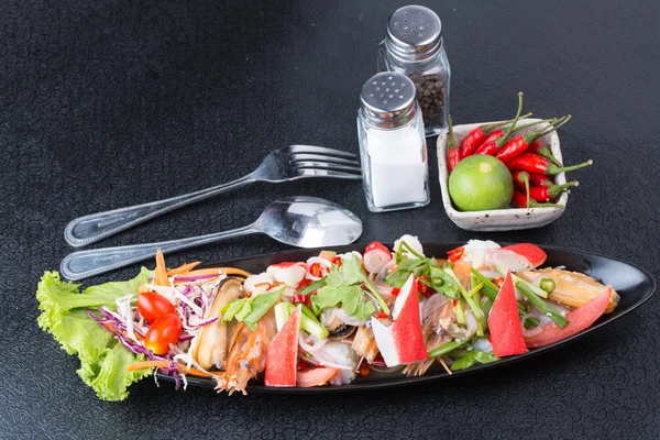 Thai sea food salad — Stock Photo, Image