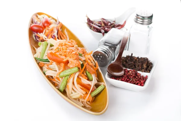 Thai papaya salad — Stock Photo, Image