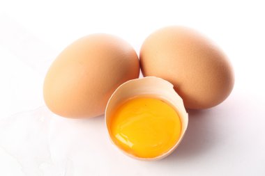 kırık yumurta izole yerleştirilir 