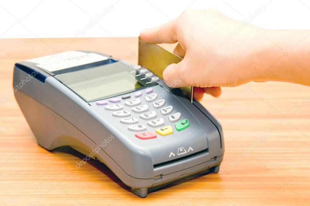 payment machine and Credit card 