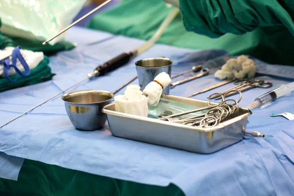 Instrument de chirurgie de liposuccion se préparer pour l'opération — Photo