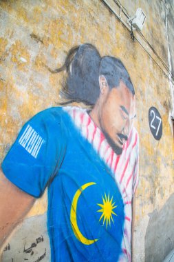 George Town, Penang, Malezya - yaklaşık 26 Mart 2015: Genel stree