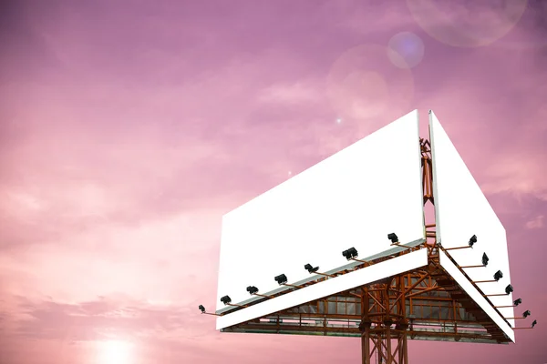 Blank billboard outside for your advertisement — Stock Photo, Image