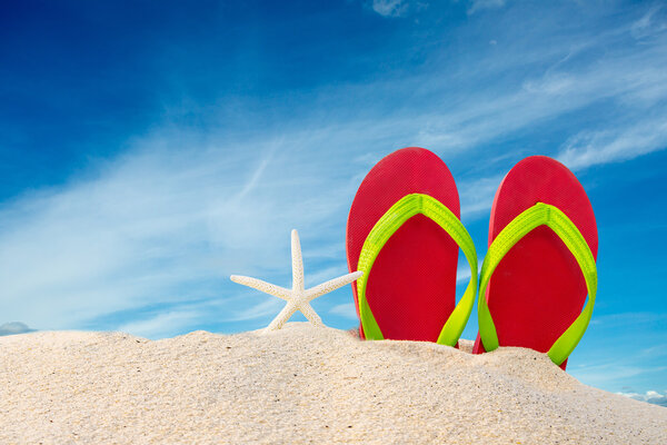 Colorful sandals