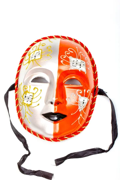 White drama masks — Stock Photo, Image