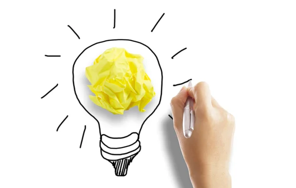 Write and create your idea — Stock Photo, Image