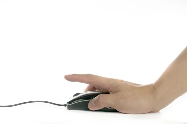 使用指のデータと情報を選択し、マウスをドラッグしてください。 — ストック写真
