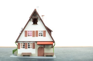 Kara tahta ile model ev.