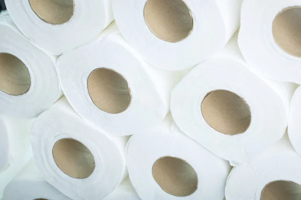 Toilet Paper Roll White Background — Stock Photo, Image