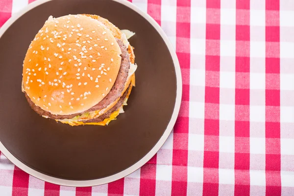 Fast food hamburger — Foto Stock