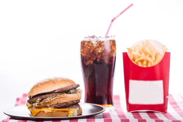 Tipo multiplo di fast food — Foto Stock