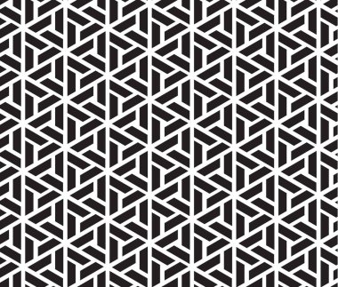 Siyah ve beyaz desenli soyut grafik