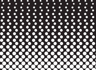 Siyah ve beyaz desenli soyut grafik