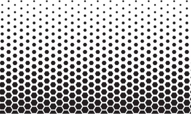 Siyah ve beyaz desenli soyut grafik