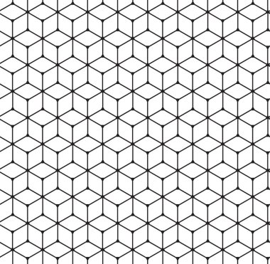 Siyah ve beyaz desenli geometrik soyut grafik