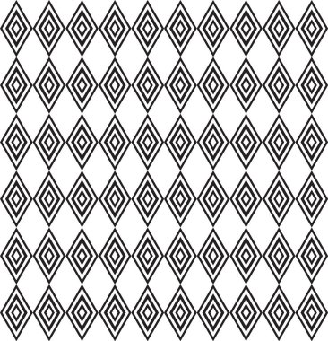 Siyah ve beyaz desenli soyut grafik