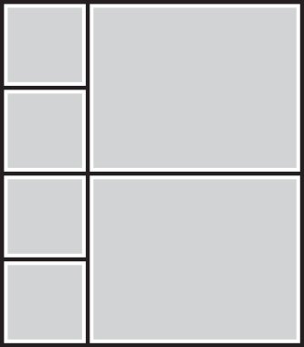 Fotoğraf, resim, fotoğraf kolajı yapbozu için vektör çerçevesi