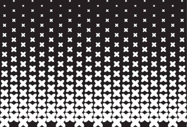 Siyah ve beyaz desenli soyut grafik