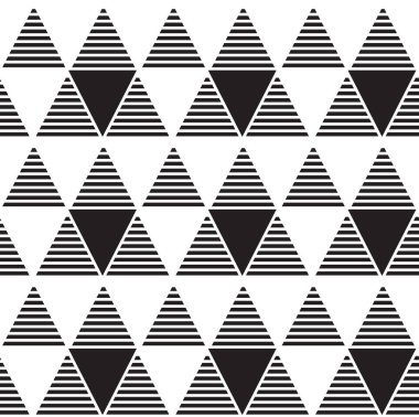 Siyah ve beyaz desenli soyut grafik