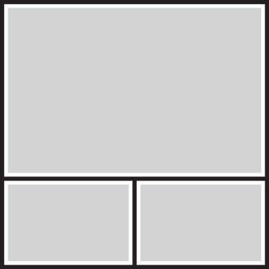 Fotoğraf, resim, fotoğraf kolajı yapbozu için vektör çerçevesi